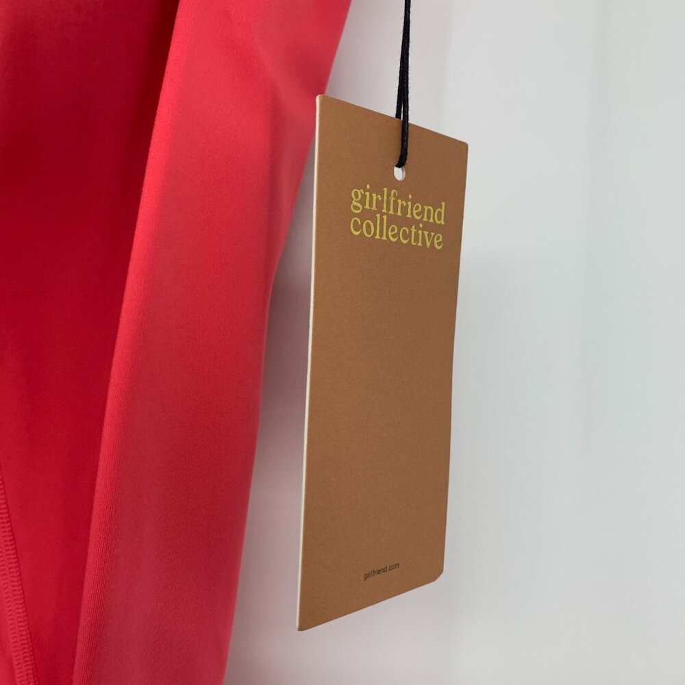 Girlfriend Collective Leggings High Waist 7/8 Crop Geranium Pink NWT - Picture 7 of 15